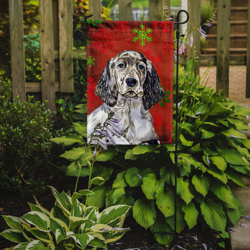 Drapeau rouge et vert Vart, Setter anglais