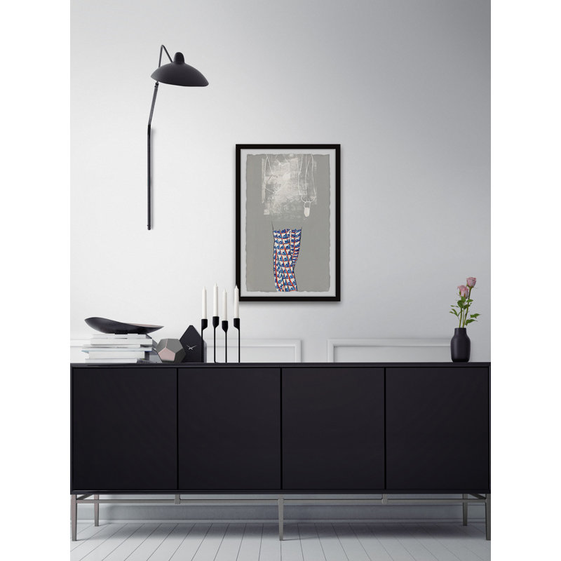 Patterned Trousers by Parvez Taj - Single Picture Frame Painting, 91 cm H x 61 cm W