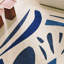 Alpha Hand Tufted Wool Area Rug in Blue-2076266238