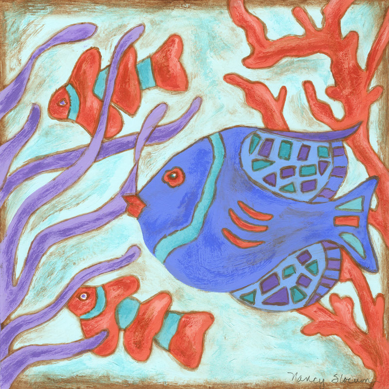 Pop Fish I, H 20 po x l 20 po x P 1 po