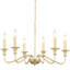 Lustre classique / classique à 6 lumières de 25,6 po de large Kainat-1836517314