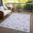 Machine Washable Indoor/Outdoor Xhevrie Lavender Rug-428414675