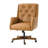 Kairos Transitional Leather Swivel Desk Chair with Adjustable Height and Button-Tufted Backrest-1726068030