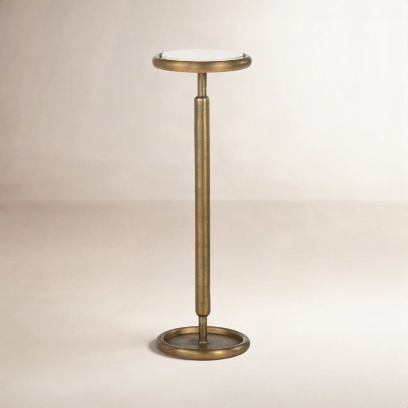 Table d'appoint Connor Ringo, Laiton antique