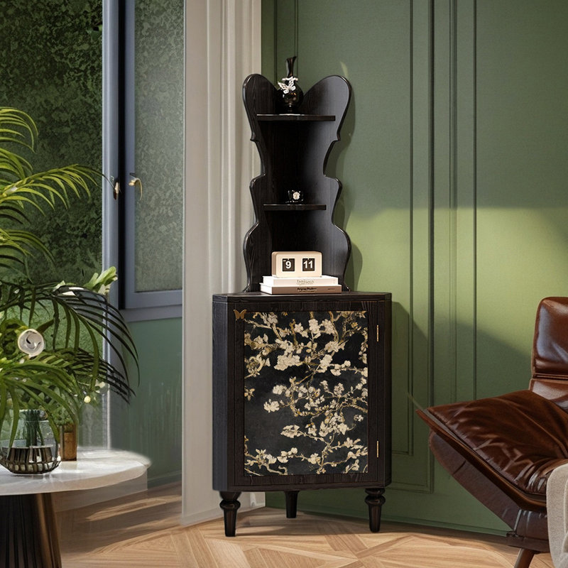 French-style vintage multi-functional corner cabin