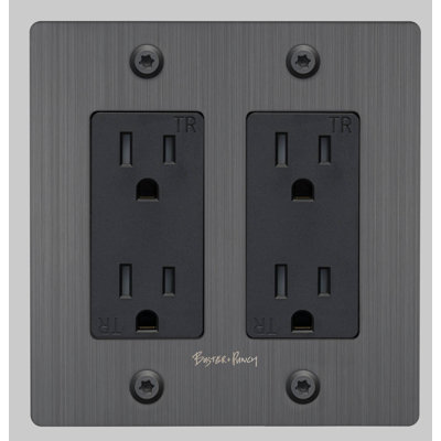 2G Duplex Outlet / Cross / With Logo