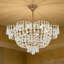 Lustre en cristal 23 lumières de style américain 23,6 pouces - base / interrupteur mural E14