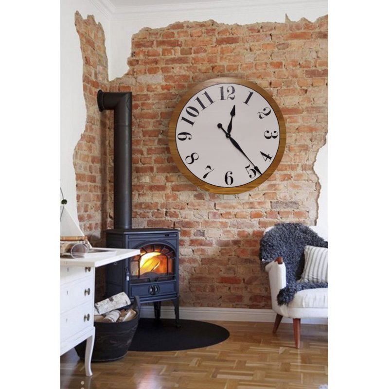 Wood Wall Clock, Medium