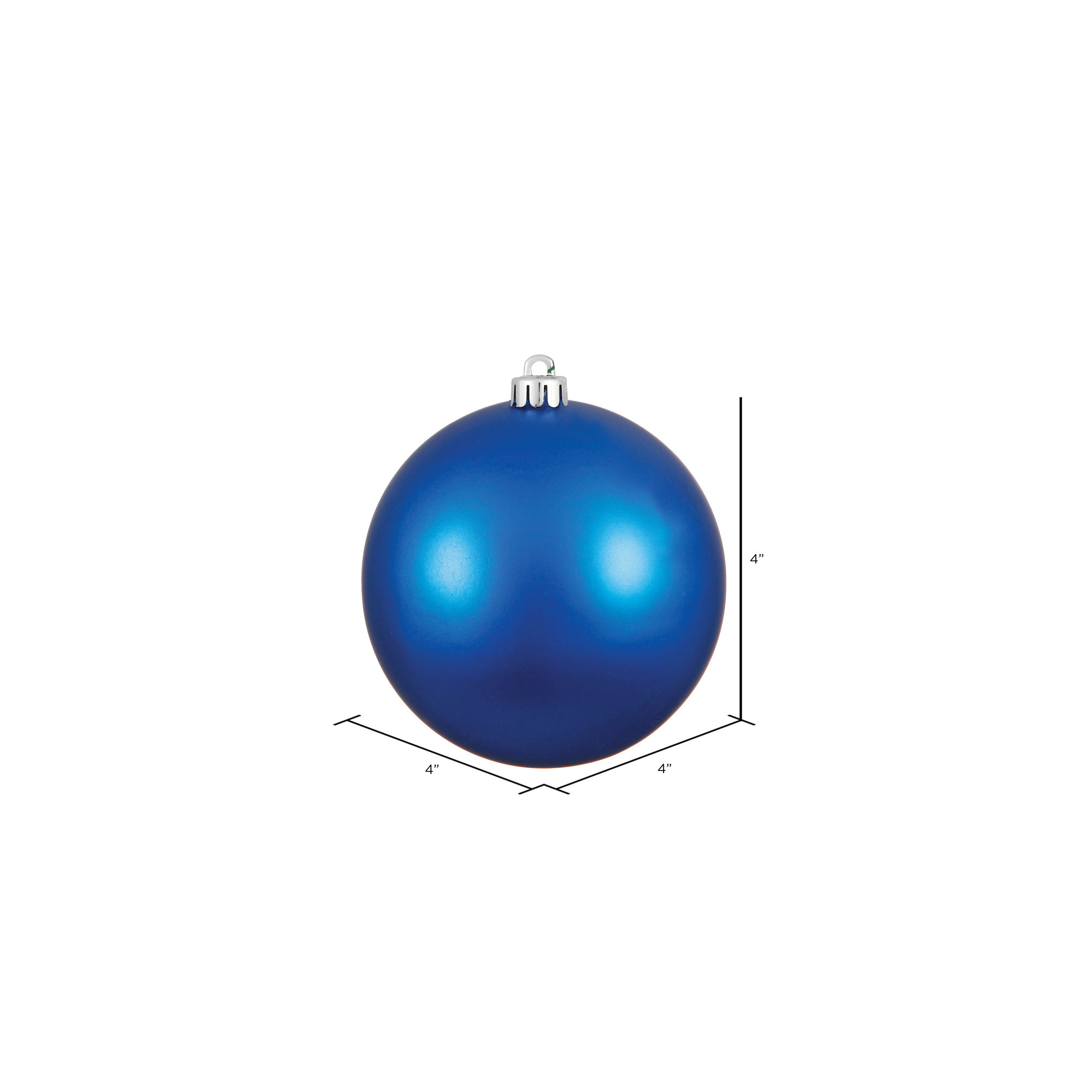 Holiday Décor Ball Ornament, Blue 