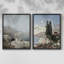 «Vintage Landscape XXIII», impression giclée sur cadre - ensemble de 2-1060654497-1060654498