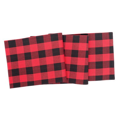Loa Plaid Cotton Table Runner