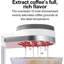 Cafetière à filtre Hamilton Beach 46700, programmable, automatique ou manuelle, 5 intensités, balance intégrée, 8 tasses, blanche