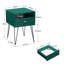 NS Modern Nightstand Sofa Side Table with Drawer and Storage Shelf for Living Room Bedroom-423224050