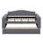 Full Size Upholstered Daybed with Storage Armrests, Trundle And Latest Bluetooth Audio System-97712321