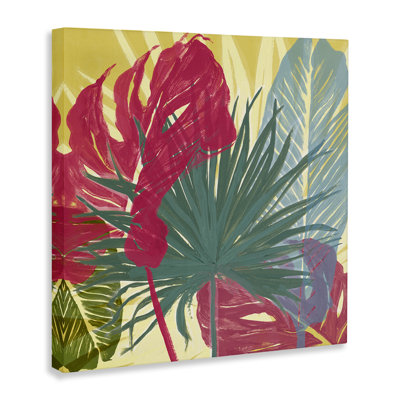 «Bold Botanical Party», art mural sur toile par Patricia Pinto