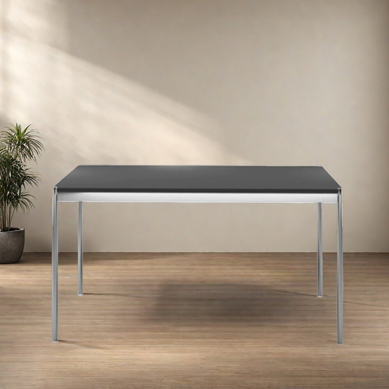 Bureau d'écriture moderne Modern Minimalist, Noir, H 28,93 po x l 47,24 po x P 27,55 po
