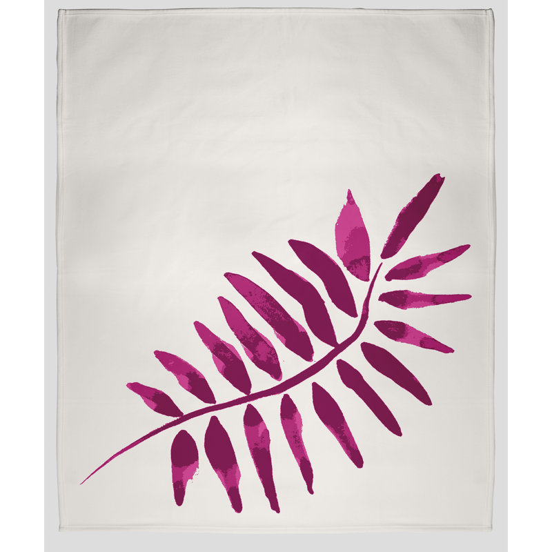 Couverture polaire Frond, L 60 po x L 80 po