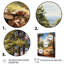 Pine Tree Sunlit Path I - reproduction de cadre flottant sur toile-91229040-91229032