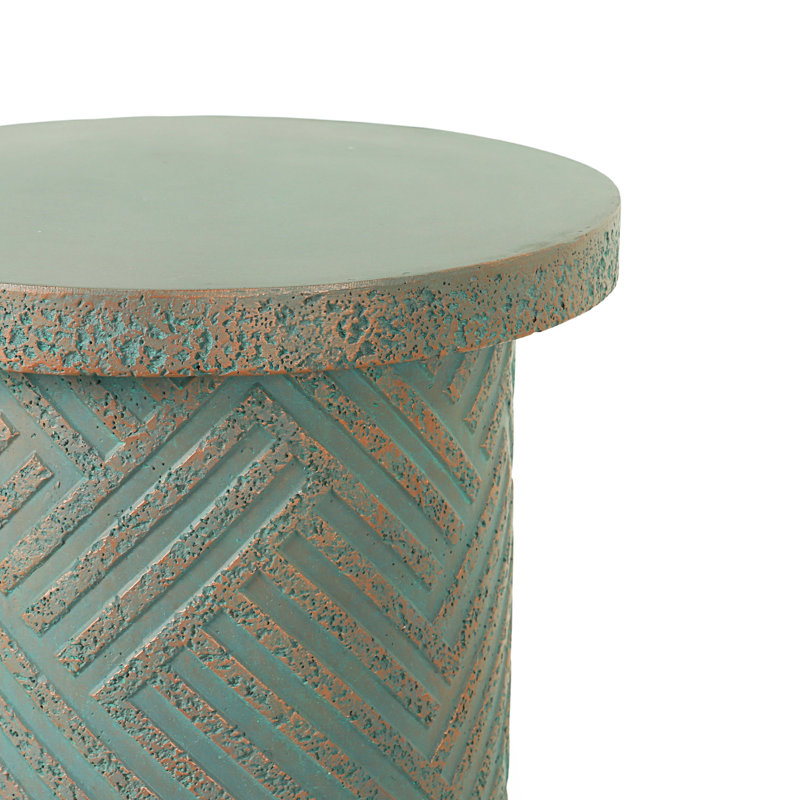 Petite table d'appoint ronde moderne, table d'appoint de jardin