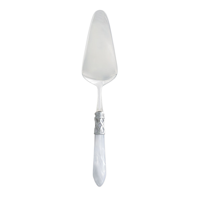 Aladdin Cake Server, Antique White