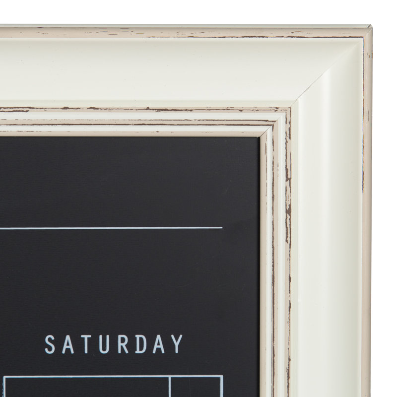 Tableau noir mural contemporain, Blanc doux