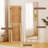 Medieval Style Rubber Wood Frame With Support Bracket Full-Length Mirror-118574337