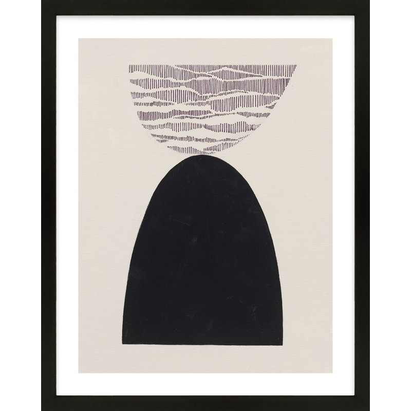 Peripheries 3 Print by Lee Lessem, Black Framed, 24" W x 30" H