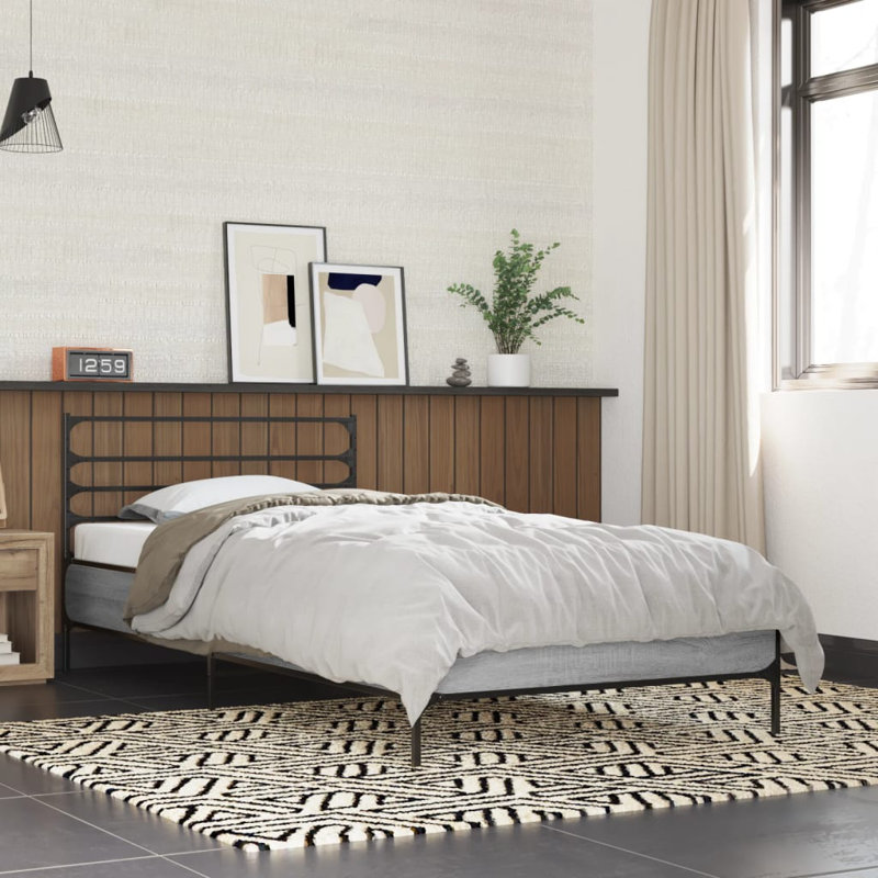 Achillefs Bed, Grey Sonoma, Small Single (2'6)
