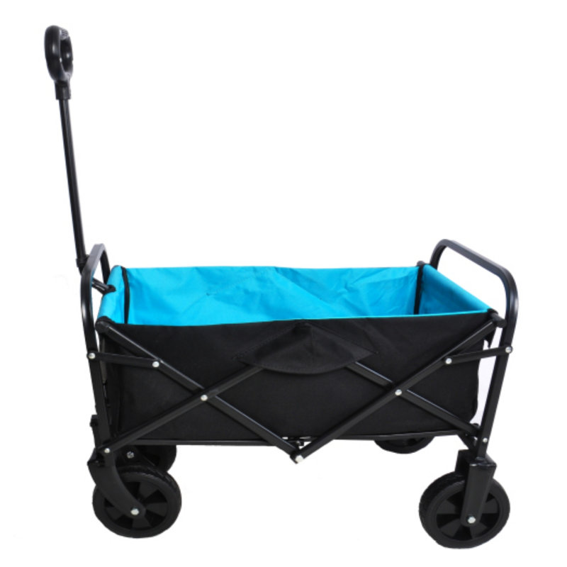 Mini chariot de plage pliable, Bleu
