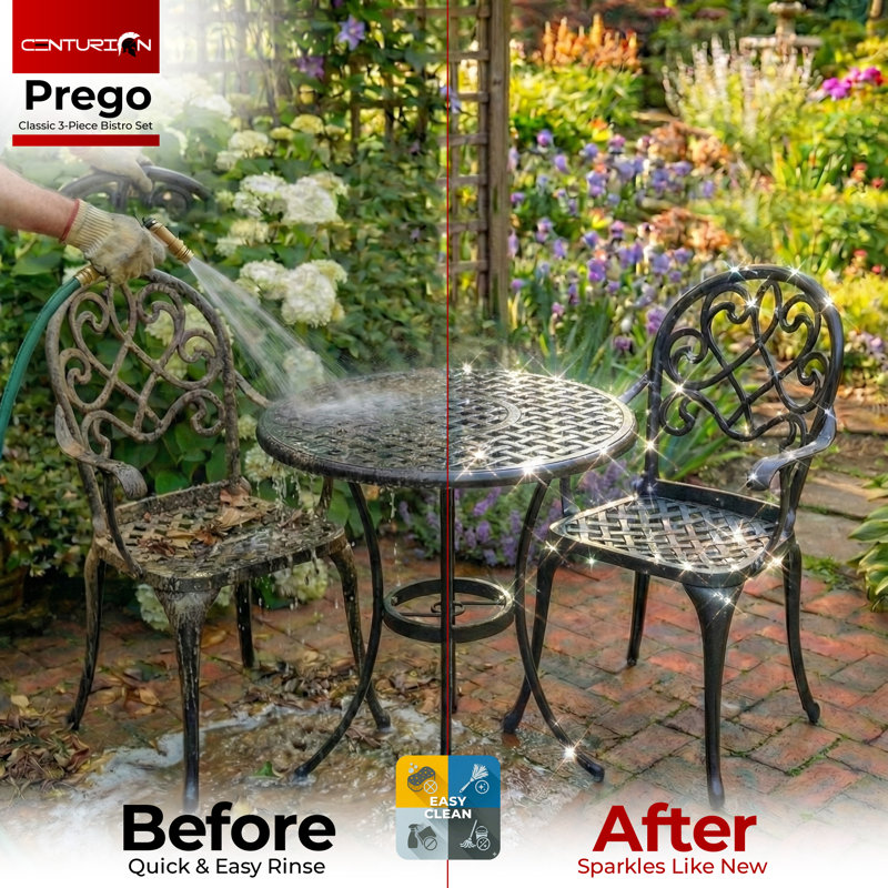 Musser 2 - Person Patio Dining Set with Round Table