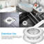 Stainless Steel Sink Strainer Kitchen Sink Strainer Plug For Kitchen Bathroom Wash Basin