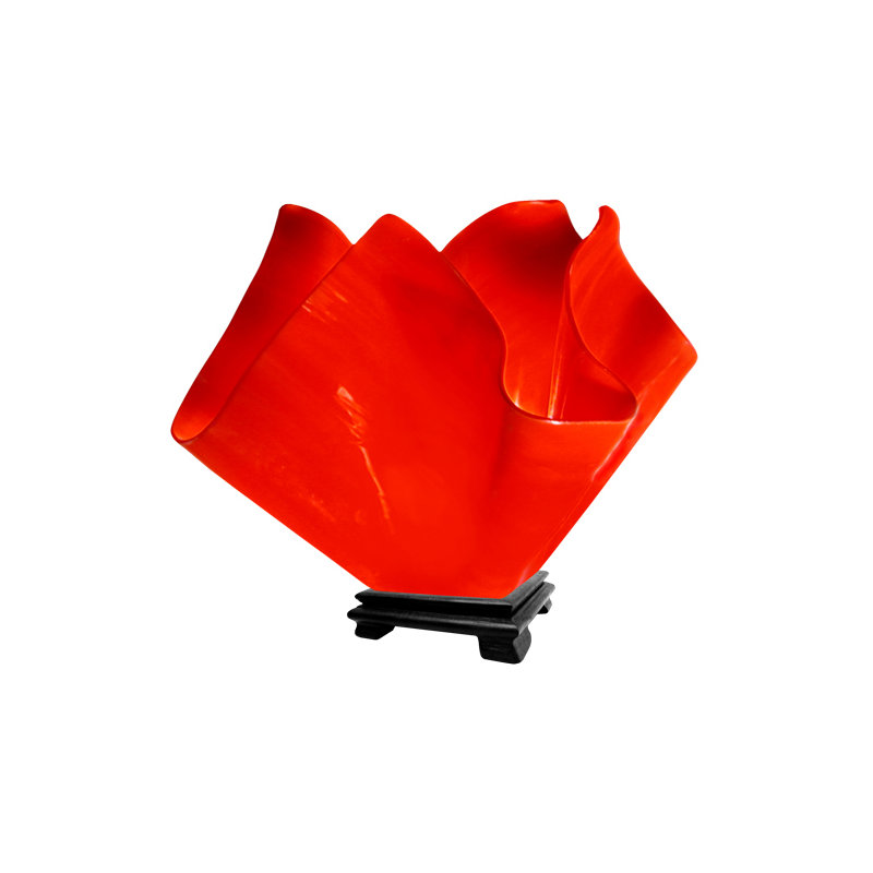 Dale Torchiere Lamp, Really Red