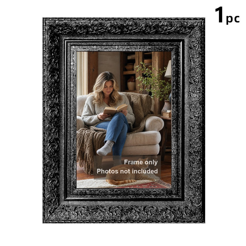 Cadre photo simple noir 1PC 11 "x 14" avec décoration murale galerie, Black, 1, 11" W x 14" H