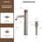 Single Hole Bathroom Vessel Faucet, Single Handle Bathroom Vessel Sink Faucet with Drain Assembly-116975430