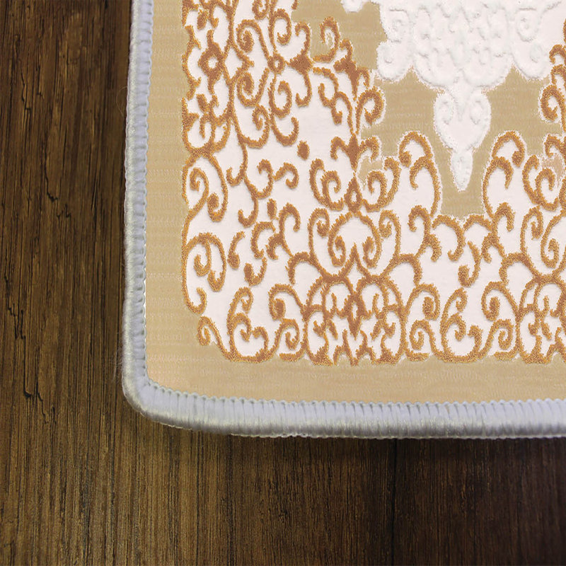 Elegant Hall Carpet, 31.5 x 78.7 inches | 100% Polyester, 0.4 inch Pile Height | Antibacterial, Non-Slip PVC Felt Dot Underside | Machine Washable, Durable Woven Design | Perfect for Entryways & Living Spaces
