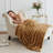Knitted Throw Blanket-327159452