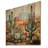 Mexican Desert Serenity II - Mexican Art On Wood Print-1091418439