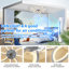 90cm 7 - Blade Reversible Dimmable LED Ceiling Fan With Remote Control And APP-137601398