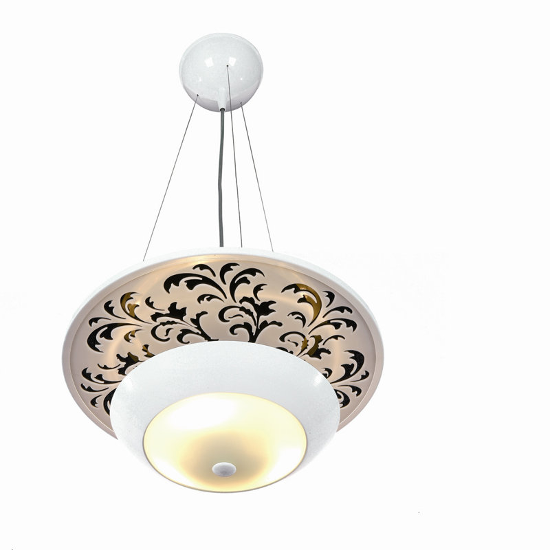 Abingt 3 - Light Unique/Statement Pendant, White