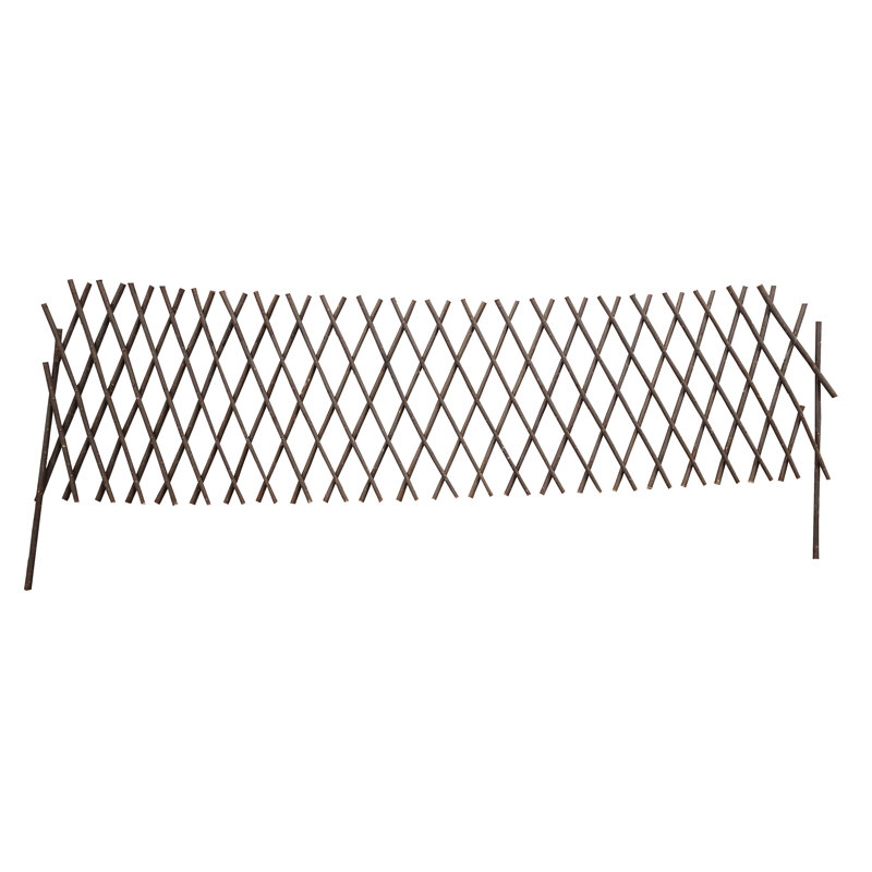 Brown willow expandable willow edging