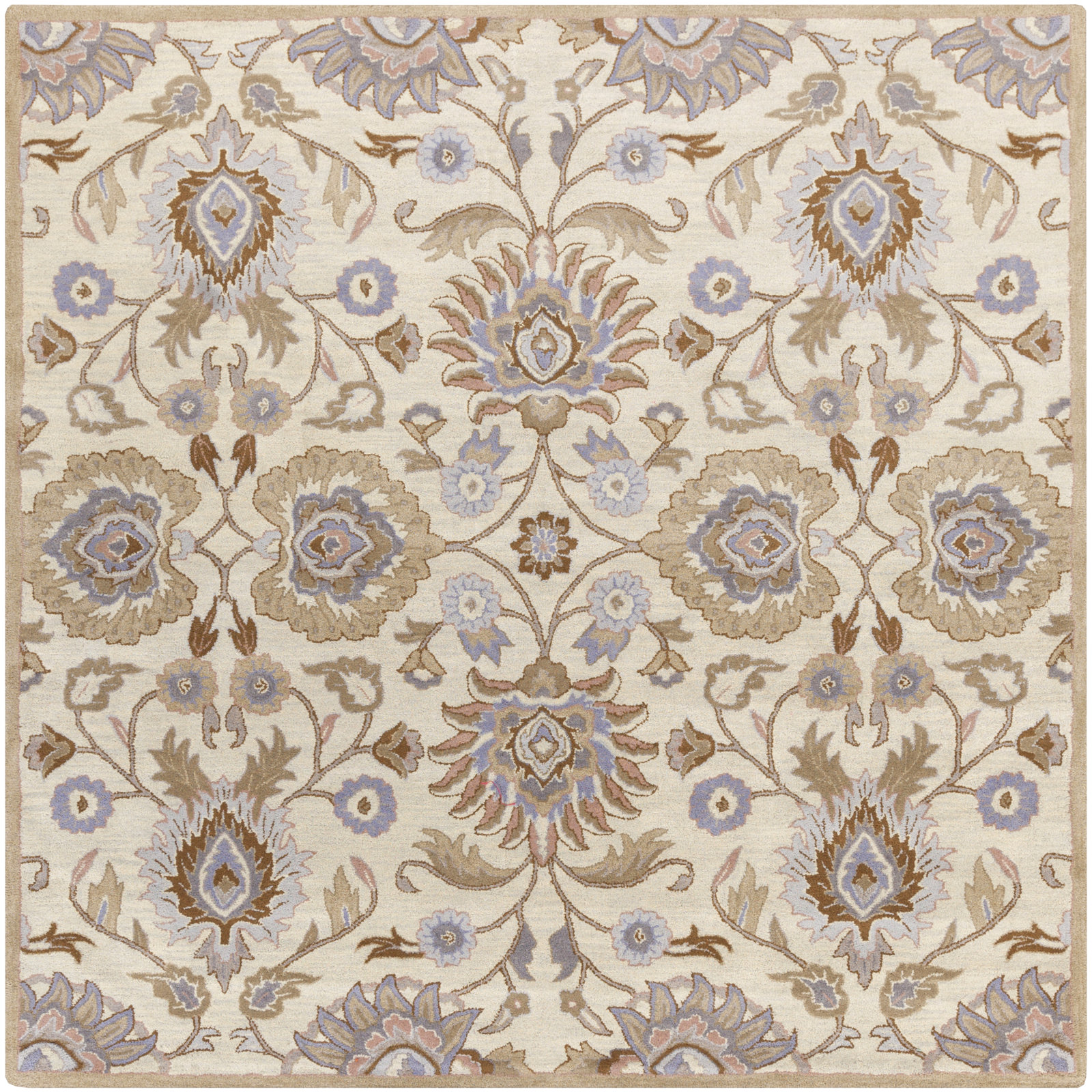 Arden Handmade Wool Rug, Square 9'9"
