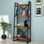Lave 150cm H x 66cm W Solid Wood Etagere Bookcase