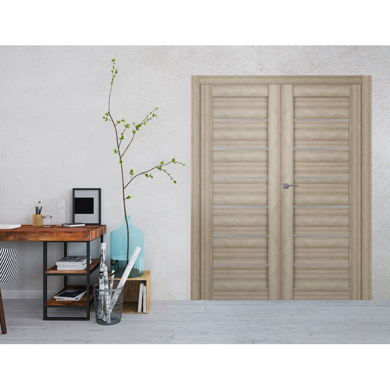 Porte française Alba, Shambor, 63,5 po x 95,24 po, À droite