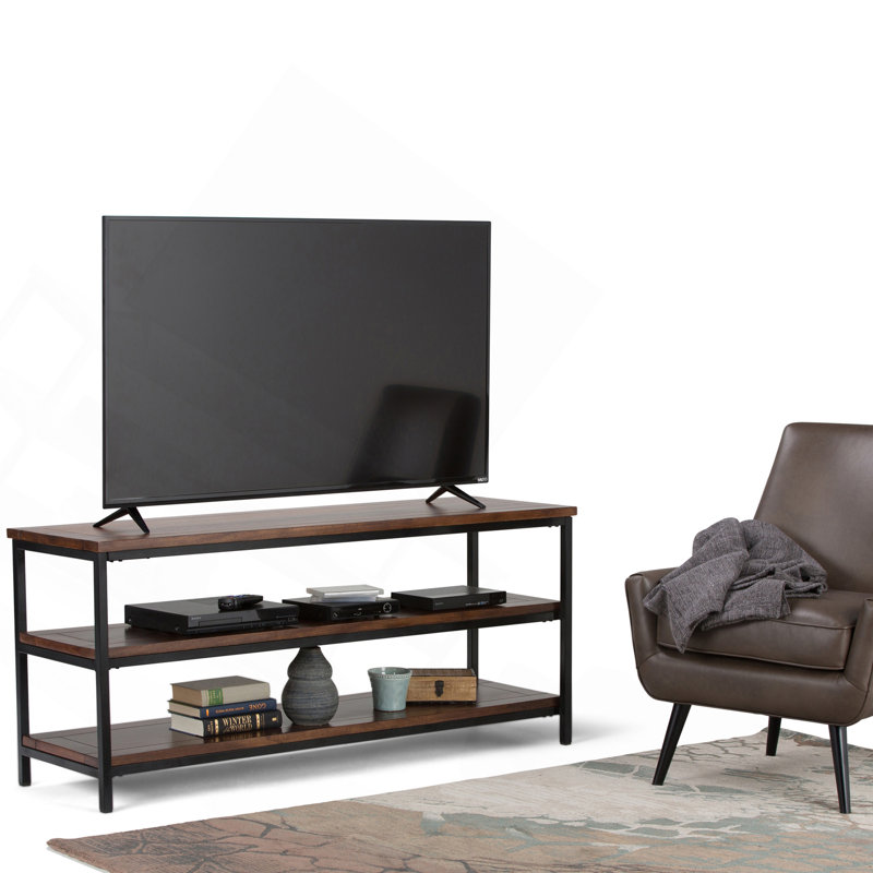 Meuble télé - brun cognac foncé