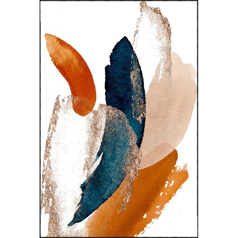 Tapis décoratif à motif de peinture éclaboussée, Tapis de couloir 3 pi 3 po x 6 pi 7 po inclus