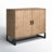 Lopez Solid Reclaimed Pine 2-Door Accent Cabinet -495639406