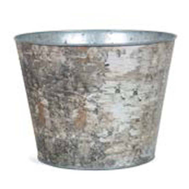 Pot à fleurs en métal Anouk, H 6,75 po x l 9 po x P 9 po