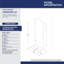 DreamLine Unidoor-LS 29-30 inch W x 72 inch H Frameless Hinged Shower Door in Chrome-122846604-122120765