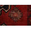 Geometric Red   Runner Rug 4x10