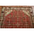 Geometric Red  Traditional Runner Rug 3x10